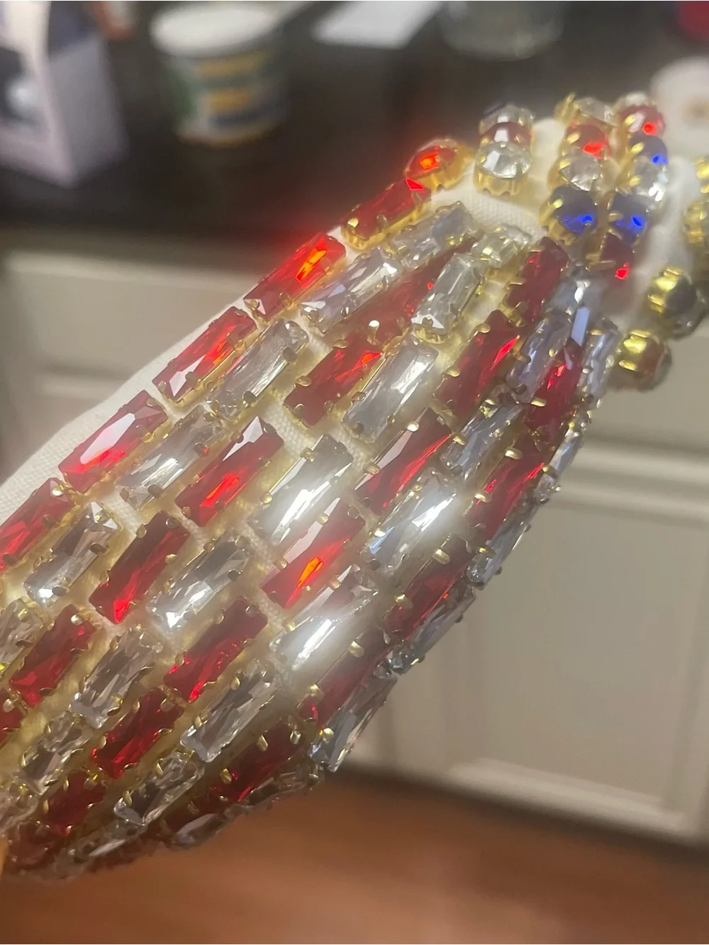 Brianna Cannon Crystal Headband.  Limited edition. Fourth of July.